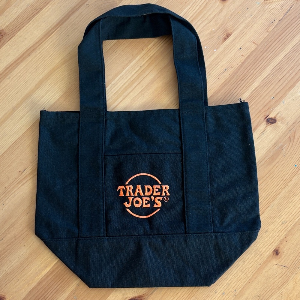 Trader Joe's Black Tote Bag
